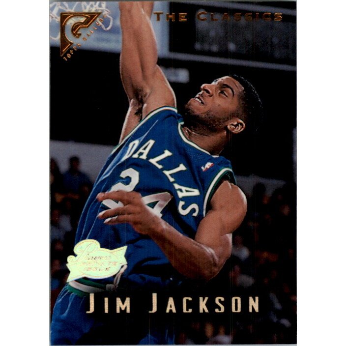 1995-96 Topps Gallery Player's Private Issue #65 Jim Jackson. rookie card picture