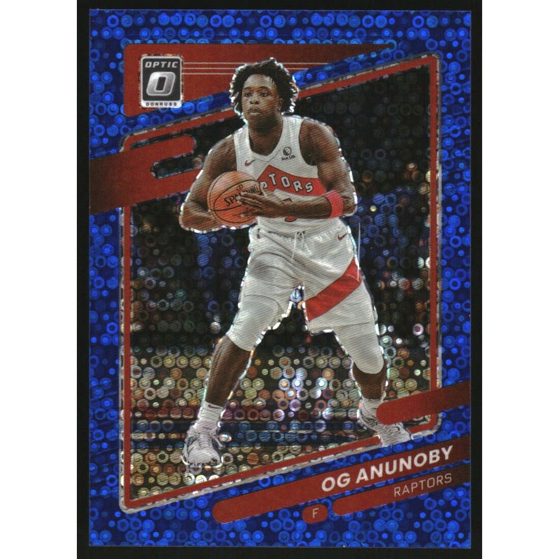 2021-22 Donruss Optic Fast Break Blue #119 OG Anunoby. rookie card picture