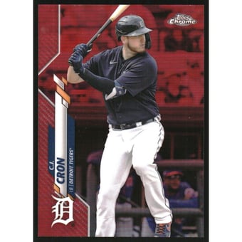 2020 Topps Chrome Update Red Refractors #U12 C.J. Cron