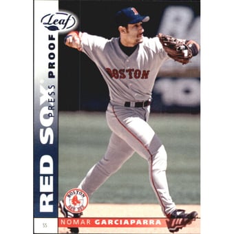 2002 Leaf Press Proofs Blue #104 Nomar Garciaparra