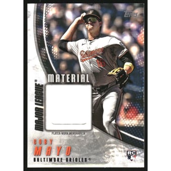 2025 Topps Major League Materials #MLM2CM Coby Mayo S2