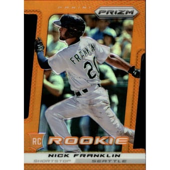 2013 Panini Prizm Prizms Orange Die-Cut #299 Nick Franklin