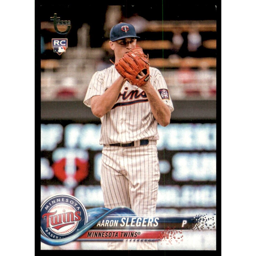 2018 Topps Vintage Stock #277 Aaron Slegers. rookie card picture