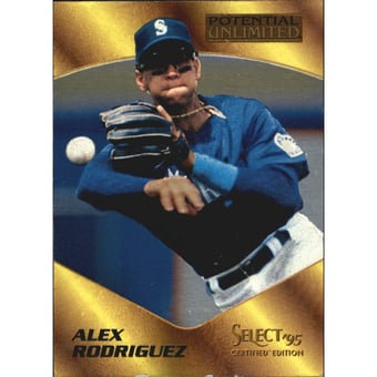 1995 Select Certified Potential Unlimited 1975 #20 Alex Rodriguez