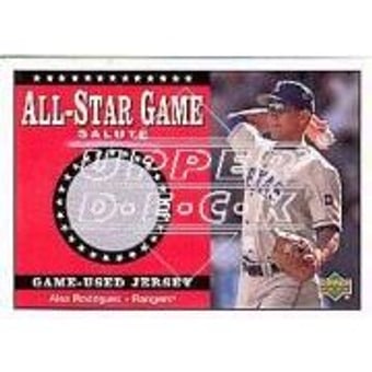 2002 Upper Deck All-Star Salute Game Jersey #SJAR2 Alex Rodriguez Rangers