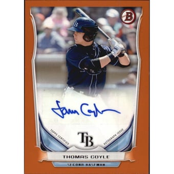 2014 Bowman Prospect Autographs Orange #PATCO Thomas Coyle