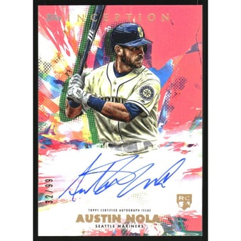 2020 Topps Inception Rookie and Emerging Stars Autographs Magenta #RESAAN Austin Nola