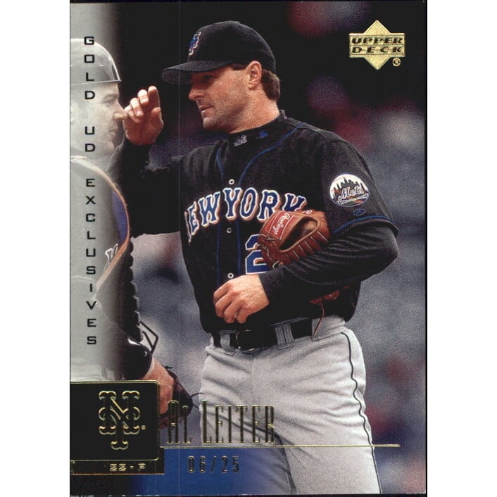 2001 Upper Deck Exclusives Gold #222 Al Leiter. rookie card picture