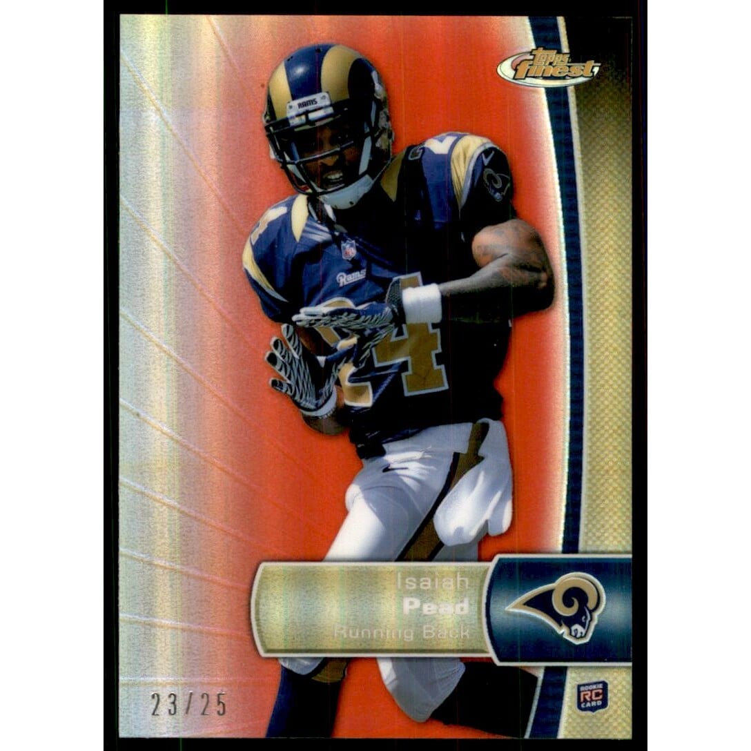 2012 Finest Red Refractors #109 Isaiah Pead