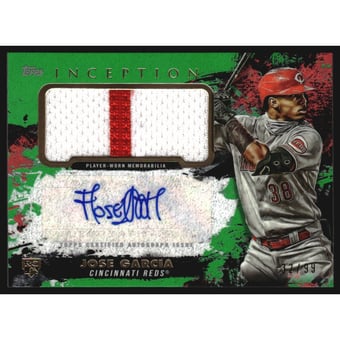 2021 Topps Inception Patch Autographs Green #APCJG Jose Garcia