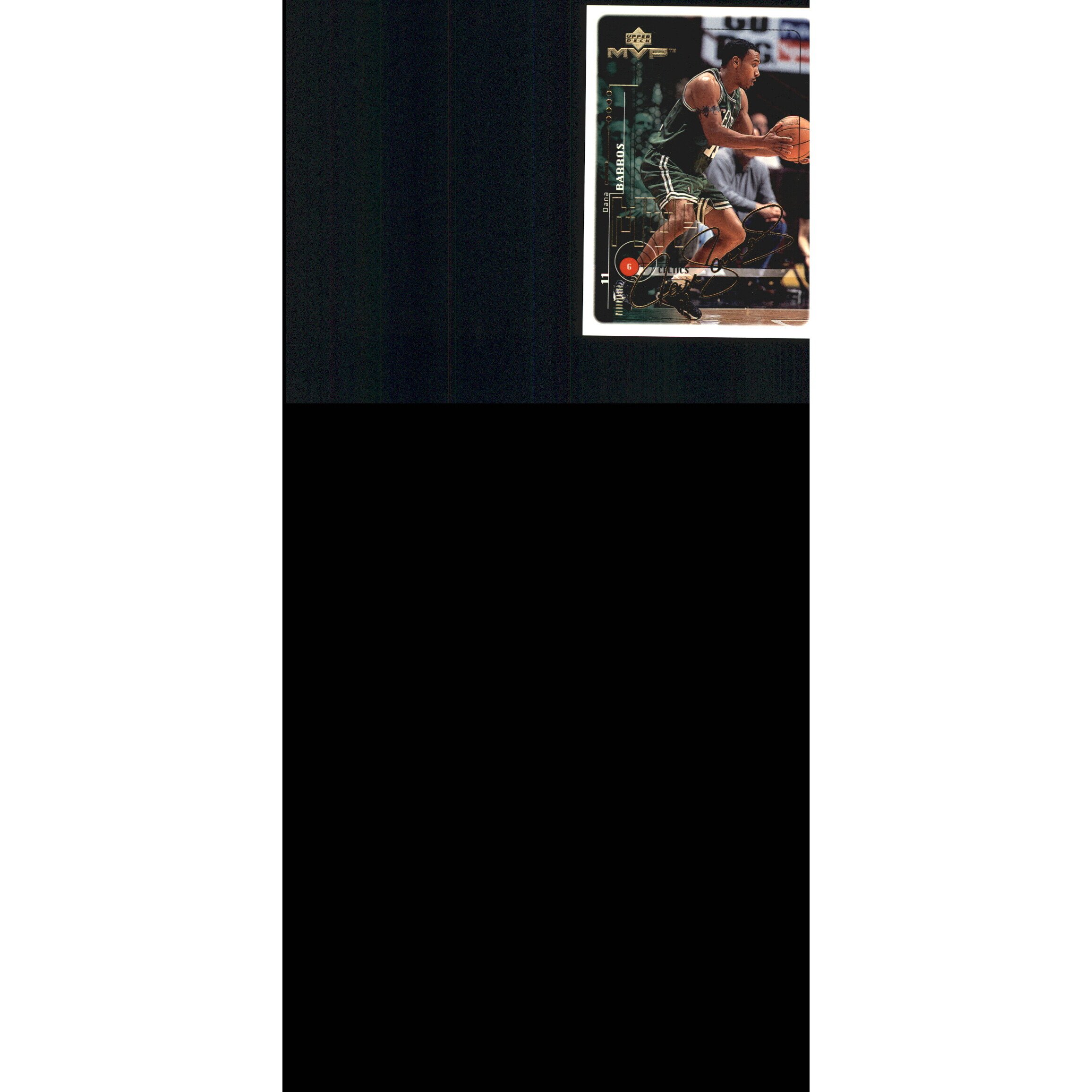 1999-00 Upper Deck MVP Gold Script #12 Dana Barros. rookie card picture