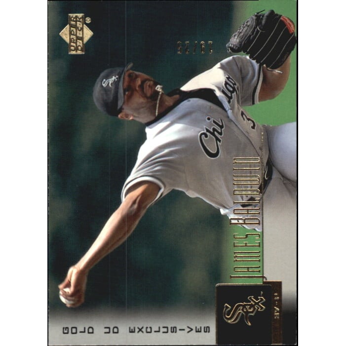 2001 Upper Deck Exclusives Gold #138 James Baldwin. rookie card picture