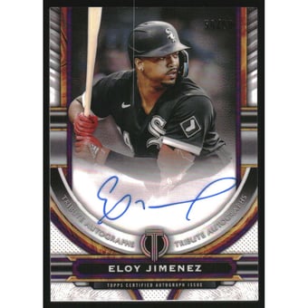 2023 Topps Tribute Autographs Purple #TAEJ Eloy Jimenez