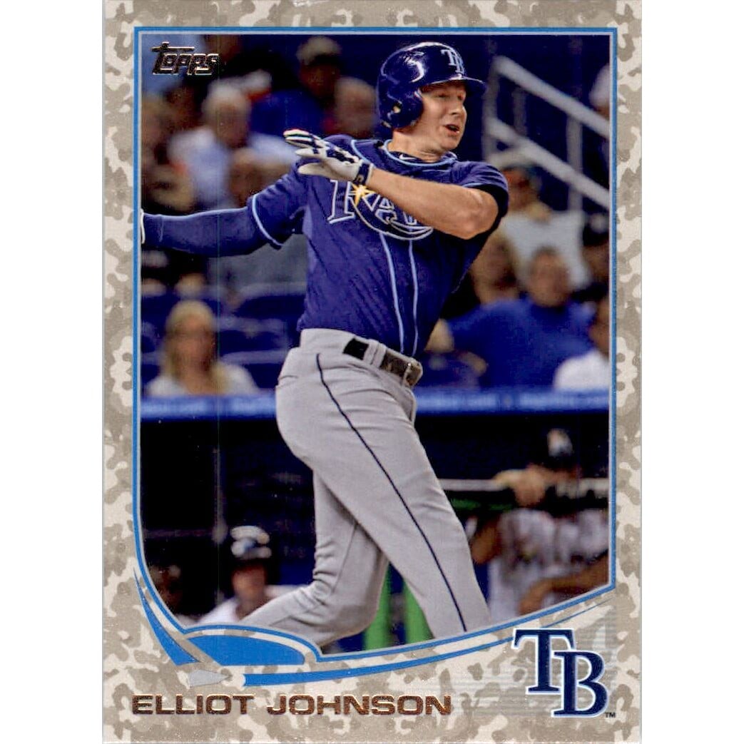 2013 Topps Camo #177 Elliot Johnson. rookie card picture