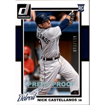 2014 Donruss Press Proofs Silver #295 Nick Castellanos
