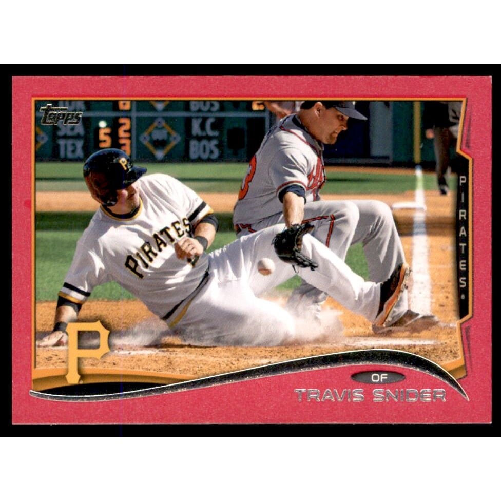 2014 Topps Mini Pink #527 Travis Snider. rookie card picture
