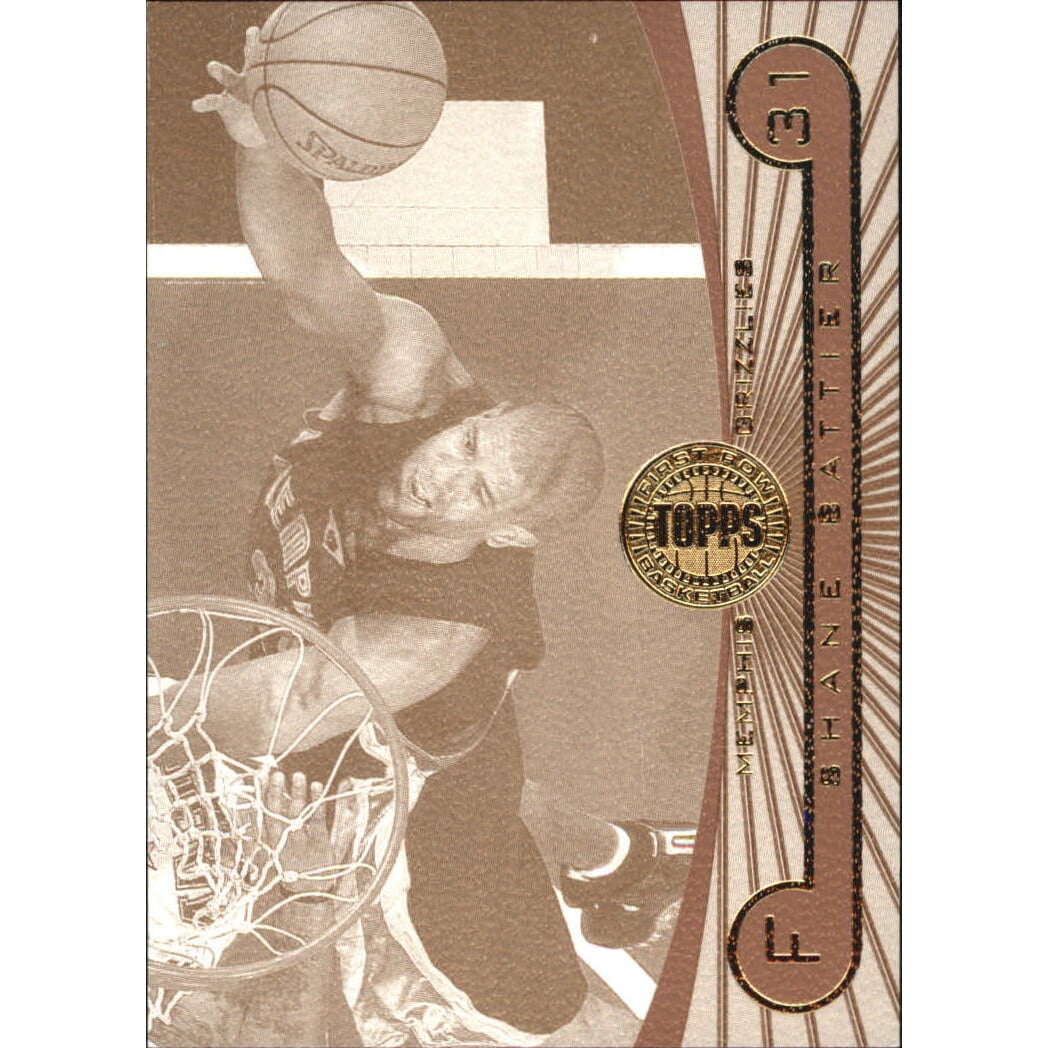 2005-06 Topps First Row Sepia #33 Shane Battier. rookie card picture