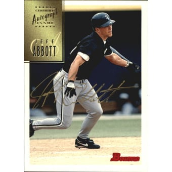 1997 Bowman Certified Gold Ink Autographs #CA1 Jeff Abbott