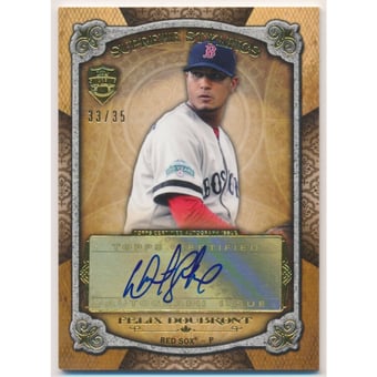 2013 Topps Supreme Supreme Stylings Autographs Sepia #SSFDO Felix Doubront