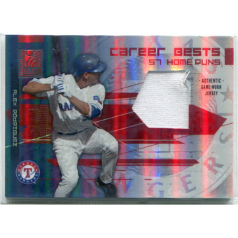 2003 Donruss Elite Career Bests Materials #24 Alex Rodriguez HR Jsy