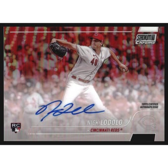 2022 Stadium Club Chrome Autographs #SCCUANL Nick Lodolo
