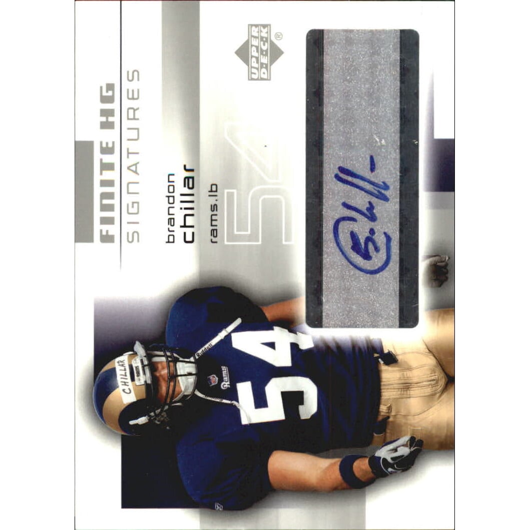 2004 Upper Deck Finite HG Signatures #FSBC Brandon Chillar