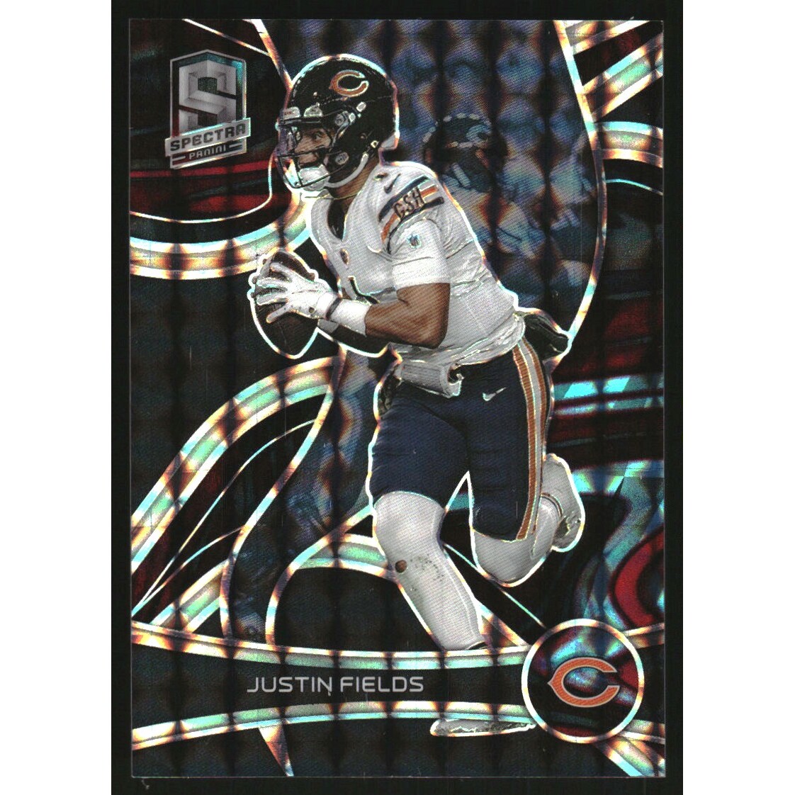 2022 Panini Spectra Interstellar #19 Justin Fields 2022 Panini Spectra Interstellar #19 Justin Fields