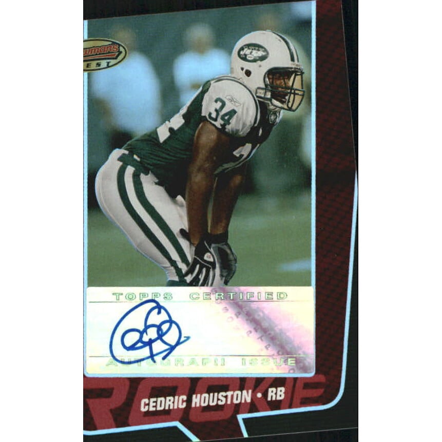2005 Bowman's Best Red #164 Cedric Houston AU. rookie card picture