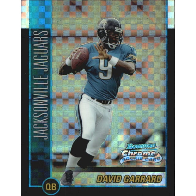 2002 Bowman Chrome Xfractors #116 David Garrard. rookie card picture