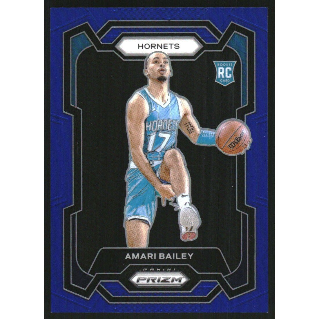 2023-24 Panini Prizm Prizms Blue #162 Amari Bailey. rookie card picture