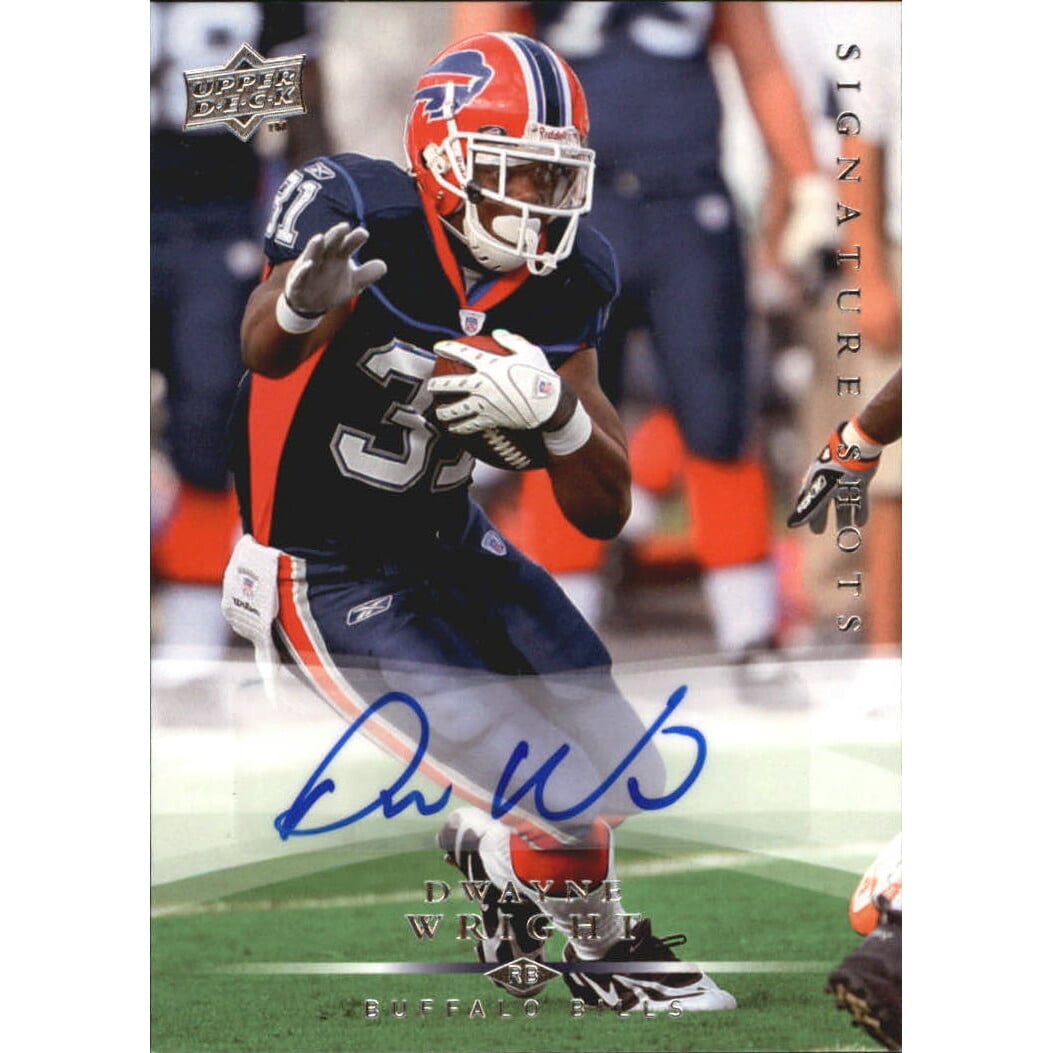 2008 Upper Deck Signature Shots #SS59 Dwayne Wright. rookie card picture