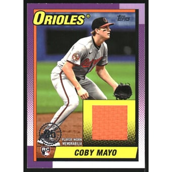 2025 Topps '90 Topps Relics #90R2CM Coby Mayo S2