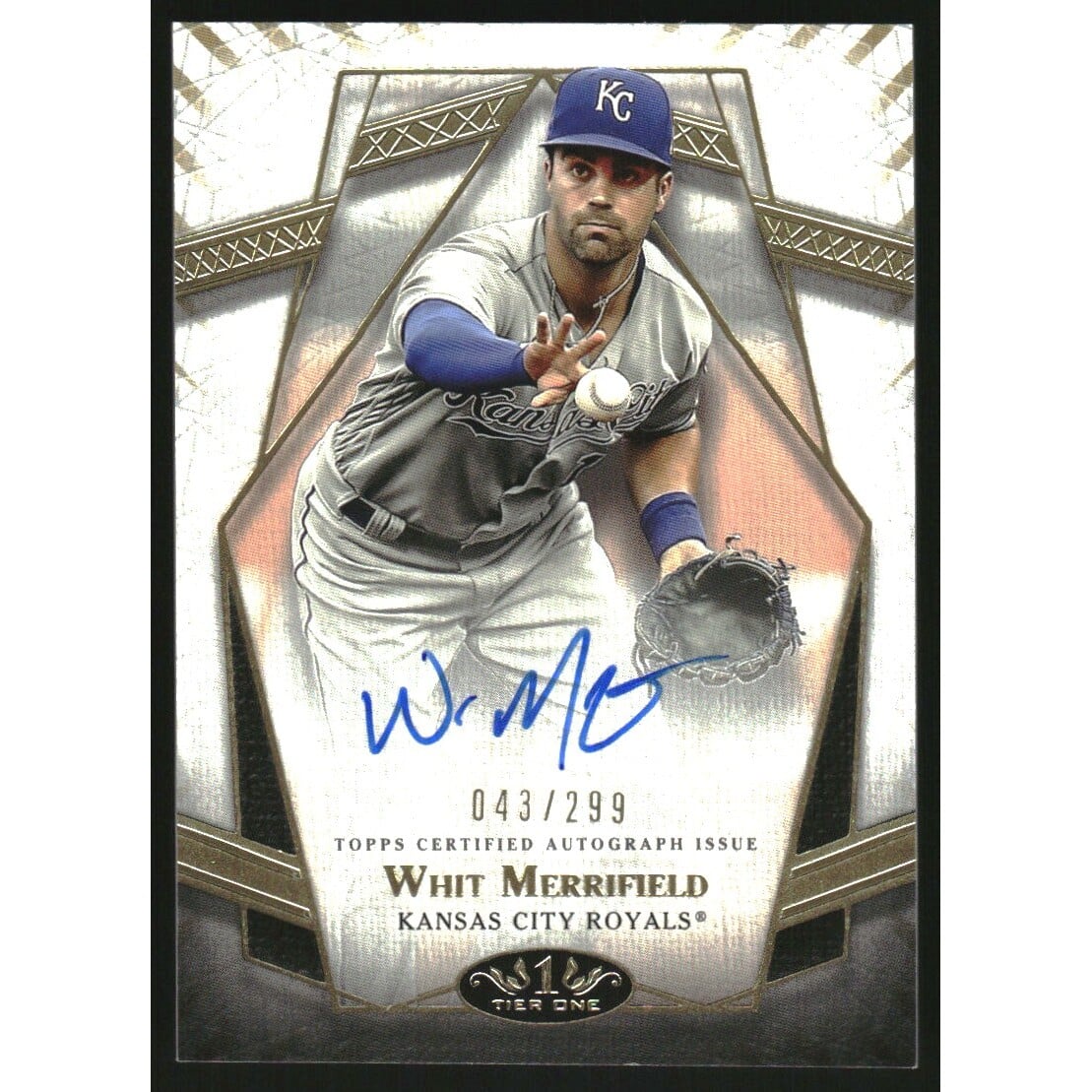 2022 Topps Tier One Prime Performers Autographs #PPAWM Whit Merrifield/299. rookie card picture