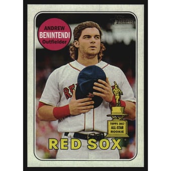 2018 Topps Heritage Mini #130 Andrew Benintendi