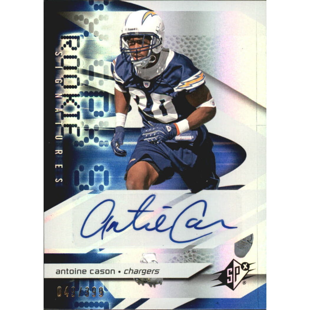 2008 SPx #190 Antoine Cason AU RC