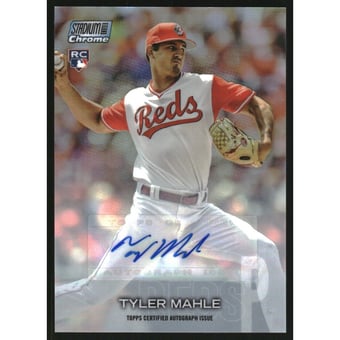 2018 Stadium Club Chrome Autographs #SCC132 Tyler Mahle