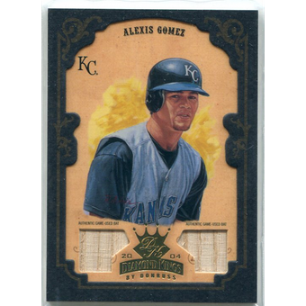 2004 Diamond Kings DK Materials Framed Gold #96 Alexis Gomez Bat-Bat/5