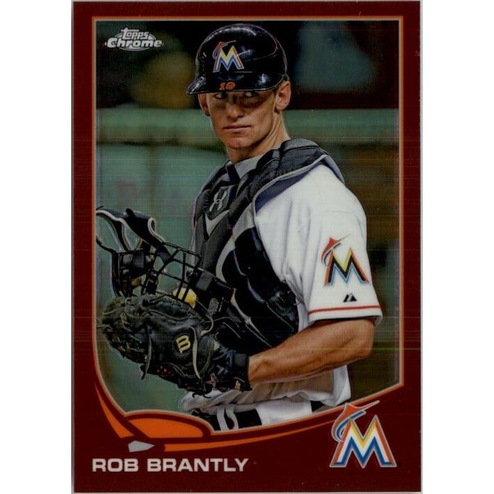 2013 Topps Chrome Red Refractors #27 Rob Brantly. rookie card picture