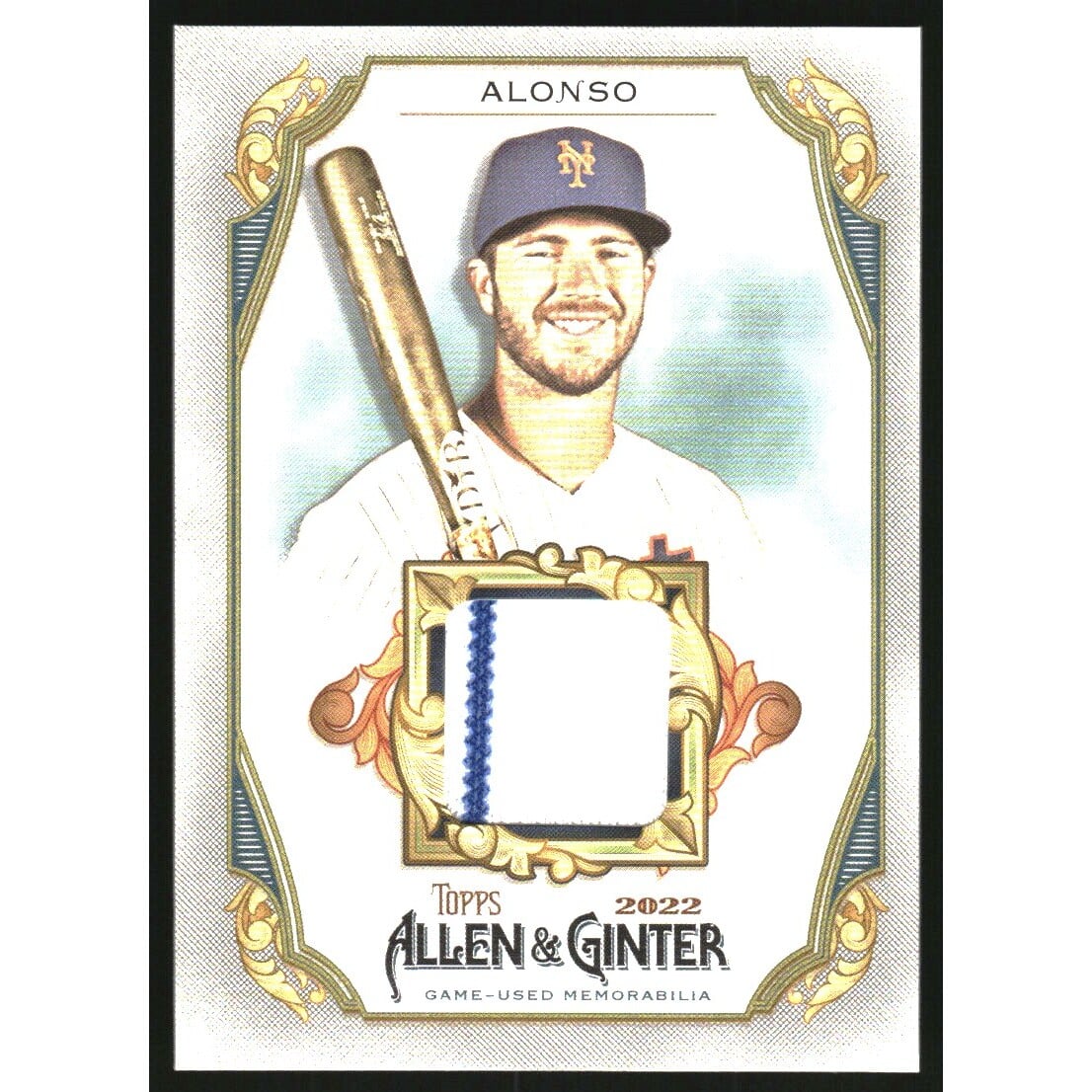 2022 Topps Allen and Ginter Relics #AGRBPA Pete Alonso. rookie card picture