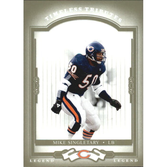 2004 Donruss Classics Timeless Tributes Green #134 Mike Singletary. rookie card picture