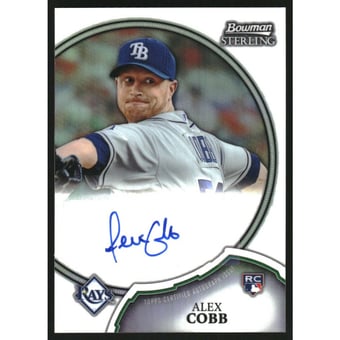 2011 Bowman Sterling Rookie Autographs Refractors #14 Alex Cobb