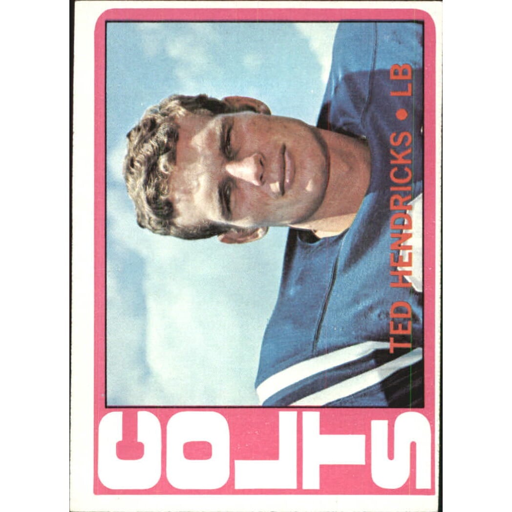 1972 Topps #93 Ted Hendricks RC. rookie card picture