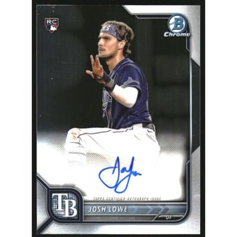 2022 Bowman Chrome Rookie Autographs #CRAJL Josh Lowe