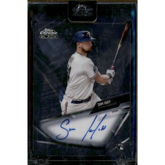 2021 Topps Chrome Black Autographs #CBASH Sam Huff