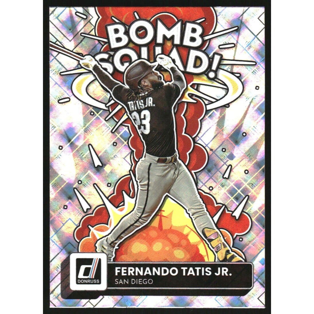 2022 Donruss Bomb Squad Diamond #5 Fernando Tatis Jr.. rookie card picture