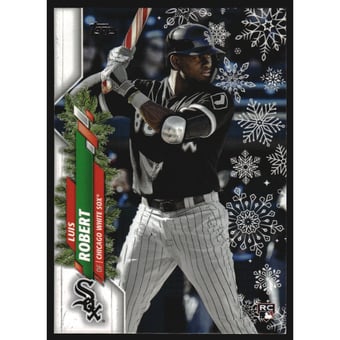 2020 Topps Walmart Holiday Photo Variations #HW2 Luis Robert/candy cane bat