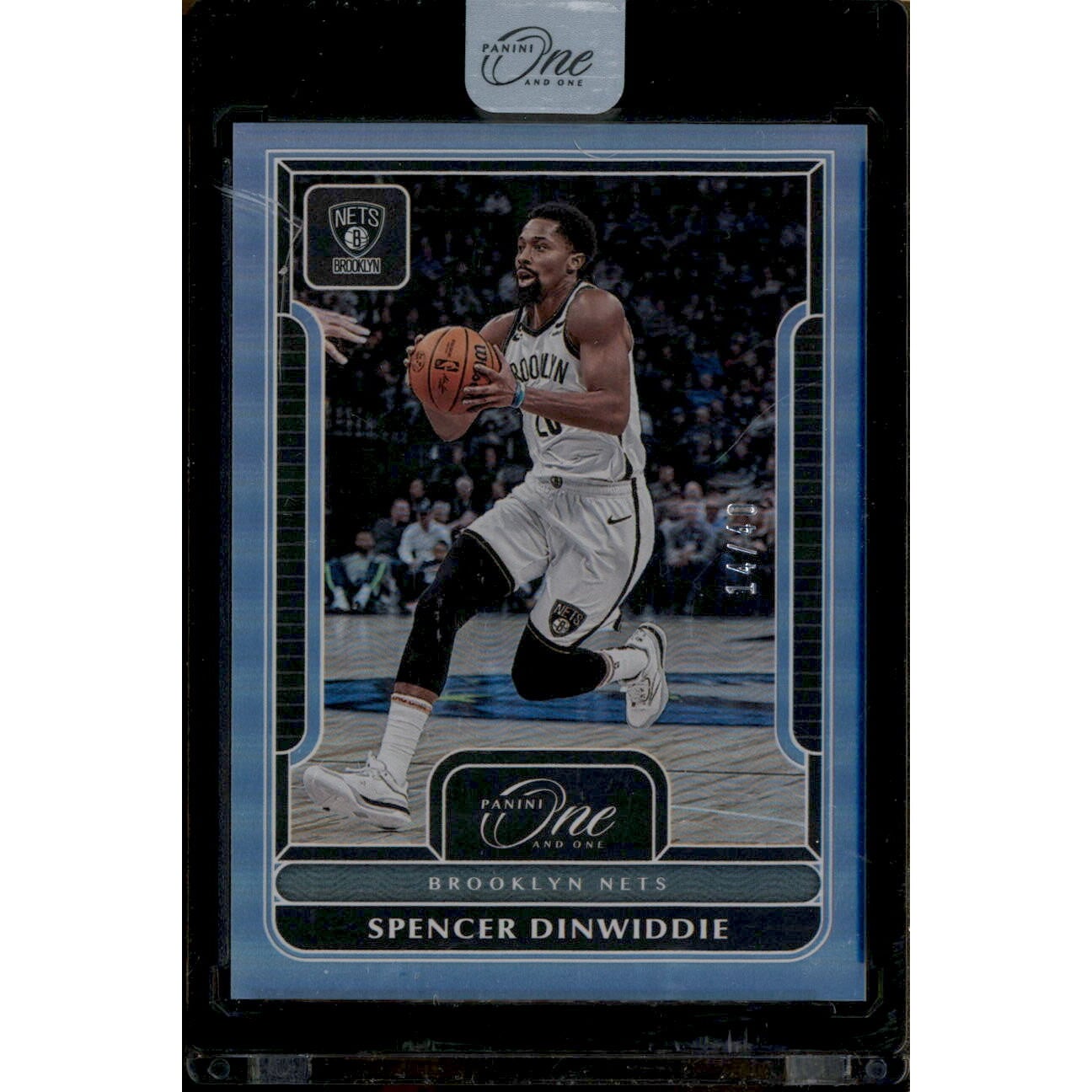 2022-23 Panini One and One Blue #16 Spencer Dinwiddie. rookie card picture