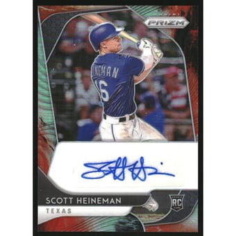 2020 Panini Prizm Rookie Autographs Prizms Cosmic Haze #62 Scott Heineman/50