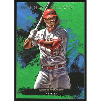 2021 Topps Inception Green #60 Mike Trout