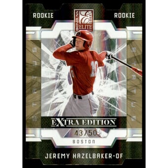 2009 Donruss Elite Extra Edition Status Gold #93 Jeremy Hazelbaker